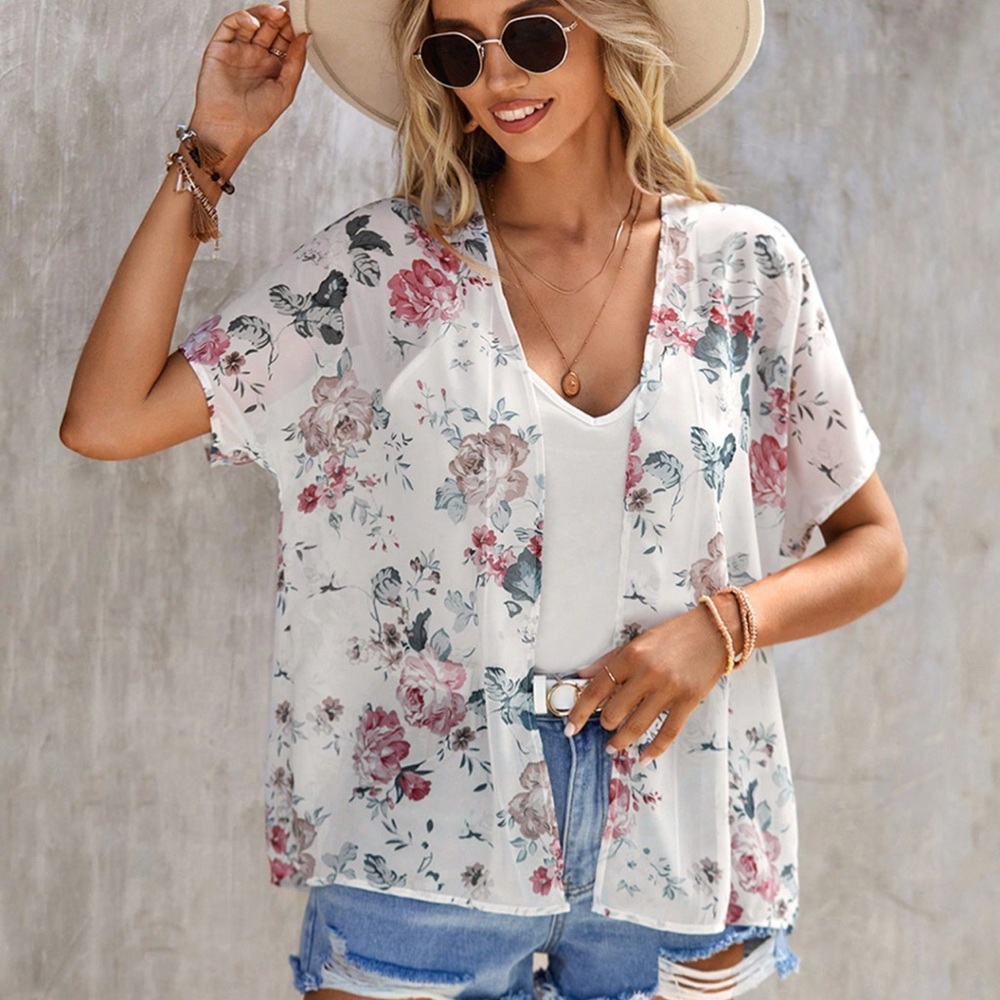 Floral cardigan